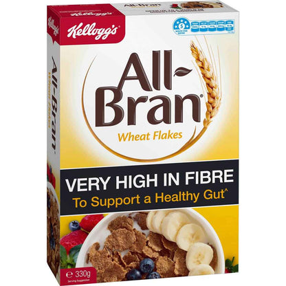 Kellogg's All-Bran Wheat Flakes Breakfast Cereal 330g
