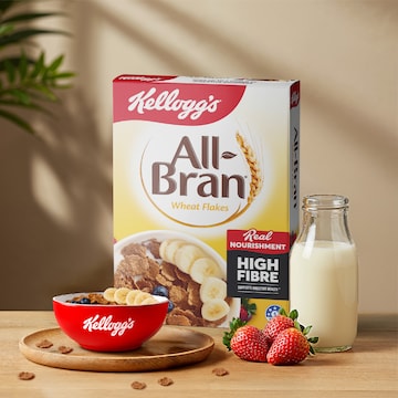 Kellogg's All-Bran Wheat Flakes Breakfast Cereal 330g