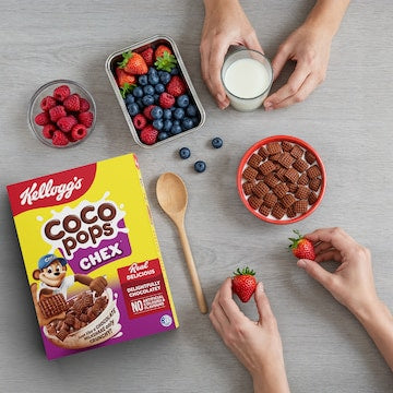 Kellogg's Coco Pops Chex Breakfast Cereal 500g