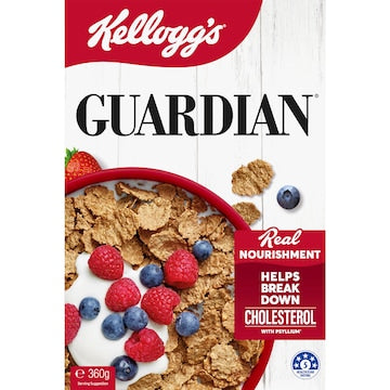 Kellogg's Guardian Psyllium Breakfast Cereal 360g