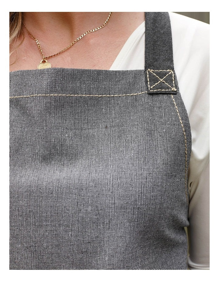 Eco Recycled Apron in Grey