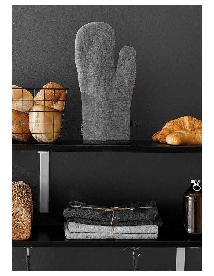 Eco Recycled Oven Mitt 2 Pack in Grey
