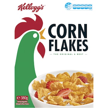Kellogg's Corn Flakes Breakfast Cereal 380g