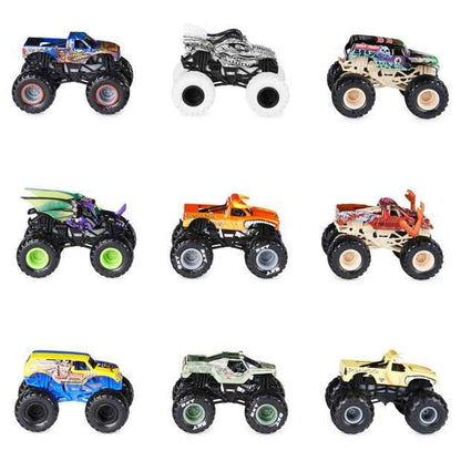 Monster Jam, Official 9-Pack of 1:64 Scale Die-Cast Monster Trucks, Monster Truck