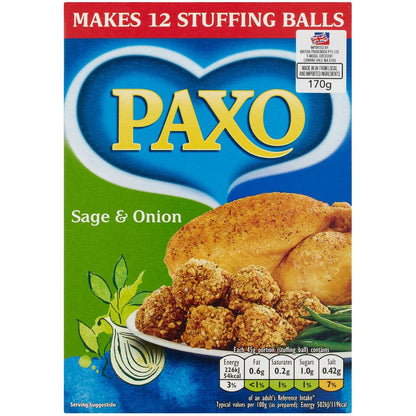 Paxo Stuffing Sage & Onion 170g