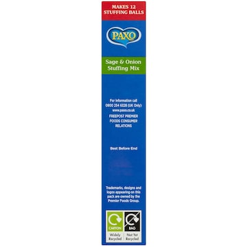 Paxo Stuffing Sage & Onion 170g