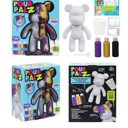 Pour PalZ Large Paint Bear - Assorted