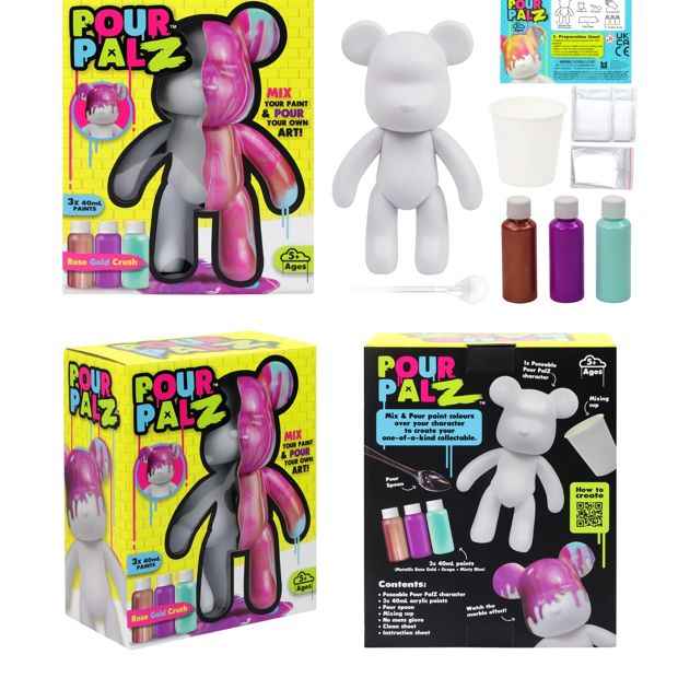 Pour PalZ Large Paint Bear - Assorted