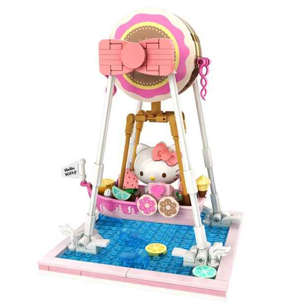 Hello Kitty and Friends - YuMe Blocks Summer Wunderland Series - Hello Kitty Donut Ship