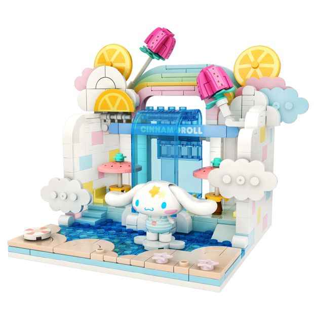 Hello Kitty and Friends - YuMe Blocks - Summer Wunderland Series - Cinnamoroll Wave Pool Cafe