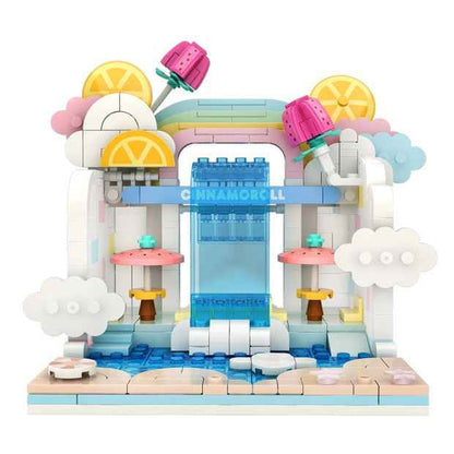 Hello Kitty and Friends - YuMe Blocks - Summer Wunderland Series - Cinnamoroll Wave Pool Cafe