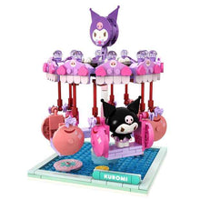 Hello Kitty and Friends - YuMe Blocks - Summer Wunderland Series - Kuromi Swing Ride