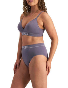 Retro Rib Seamless Hi Hi in Dove Slate