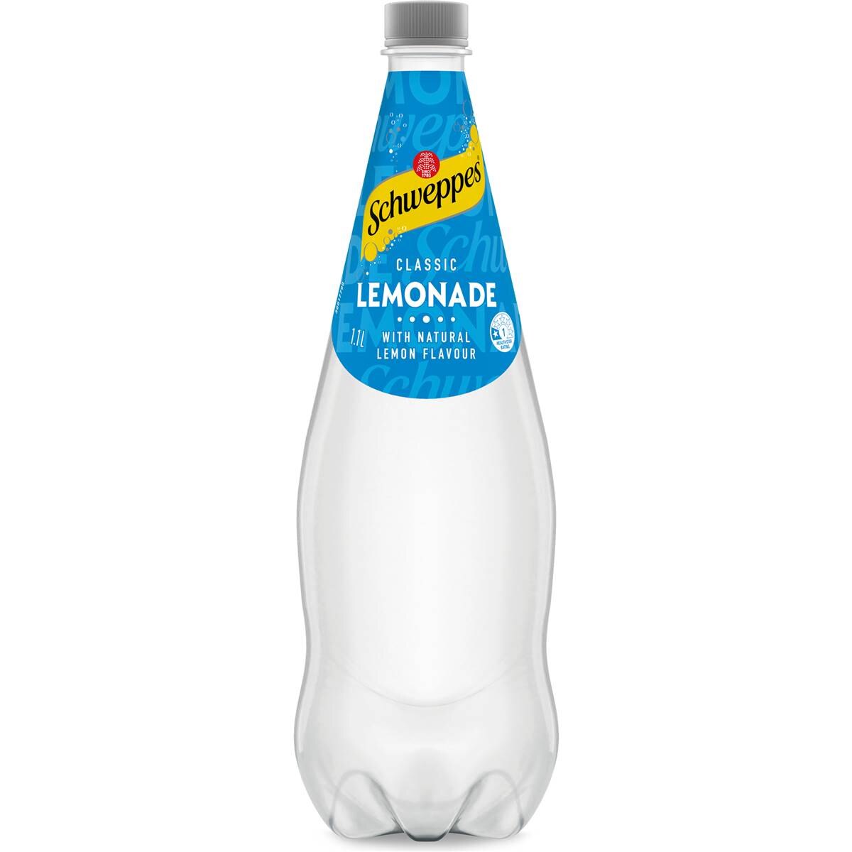Schweppes Lemonade Soft Drink Bottle 1.1l