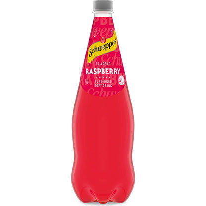 Schweppes Traditional Raspberry Soft Drink Bottle 1.1l