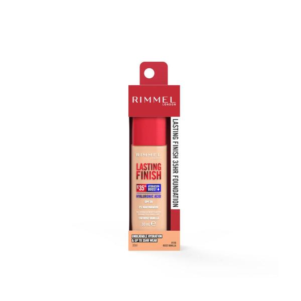 RIMMEL LASTING FINISH 35H FOUNDATION 150 ROSE VANILLA 30ML