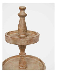 Four-Tier Wooden Display Stand 38x38x66cm