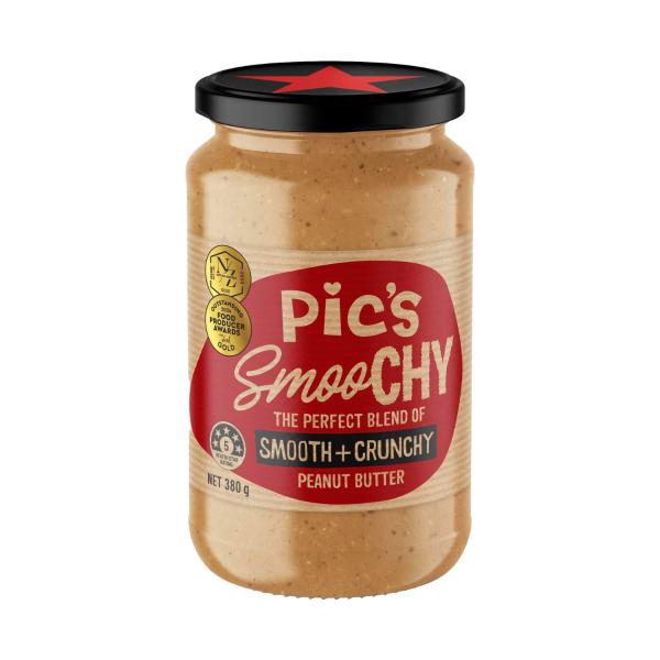 PICS PEANUT BUTTER SMOOCHY 380G