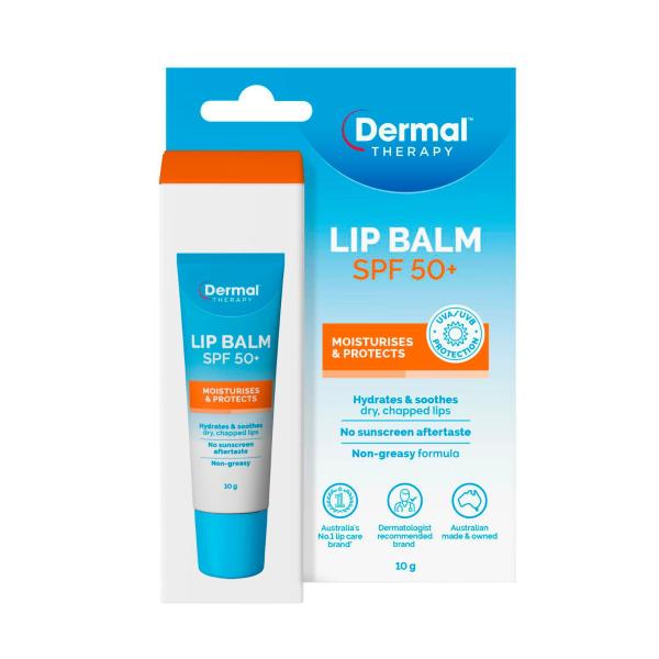 DERMAL THERAPY LIP BALM SPF50+ 10GRAM