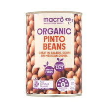 Macro Organic Pinto Beans 420g