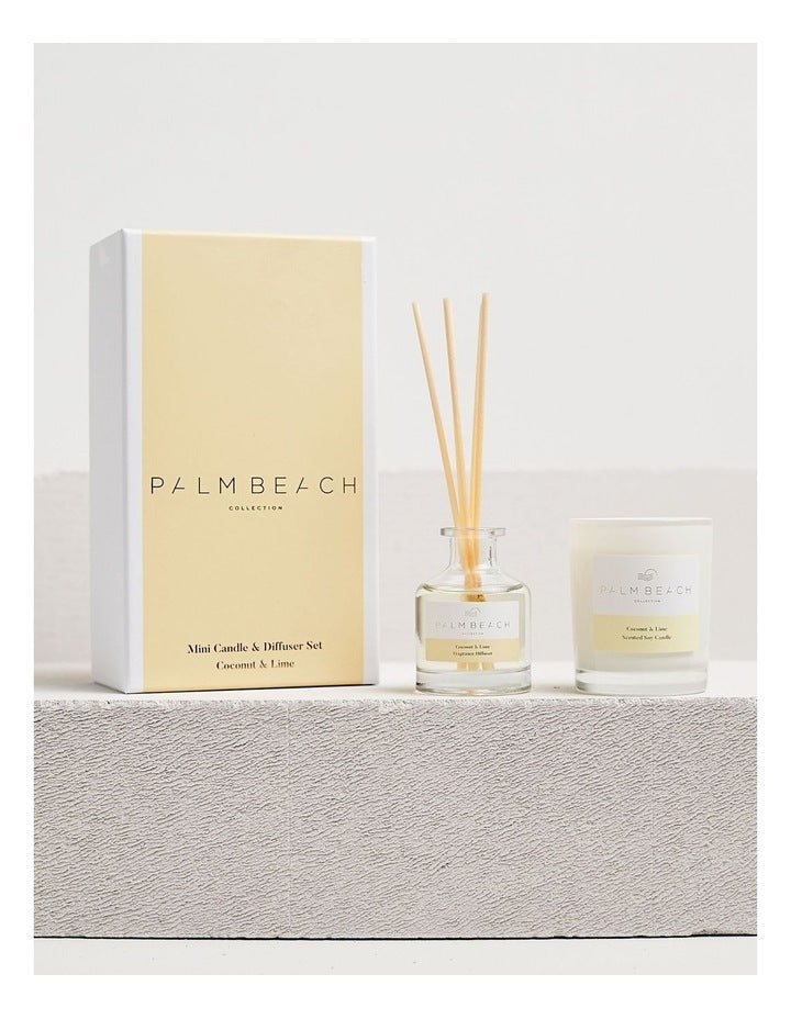 Coconut & Lime Mini Candle & Diffuser Gift Pack