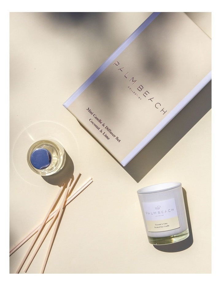 Coconut & Lime Mini Candle & Diffuser Gift Pack
