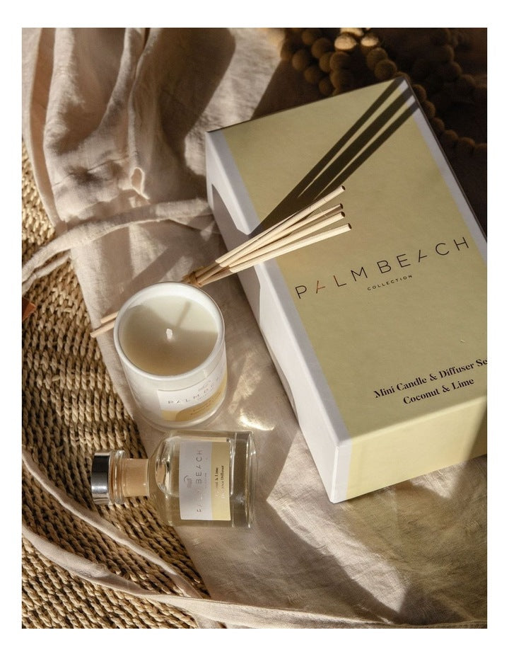 Coconut & Lime Mini Candle & Diffuser Gift Pack