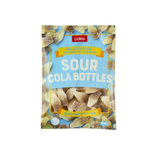COLES SOUR COLA BOTTLES 150G