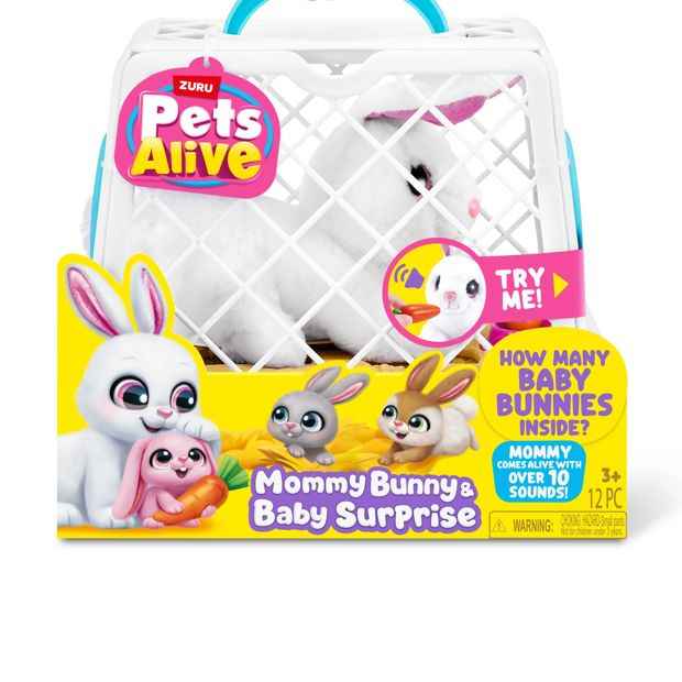 Pets Alive Mommy Bunny & Baby Surprise by ZURU