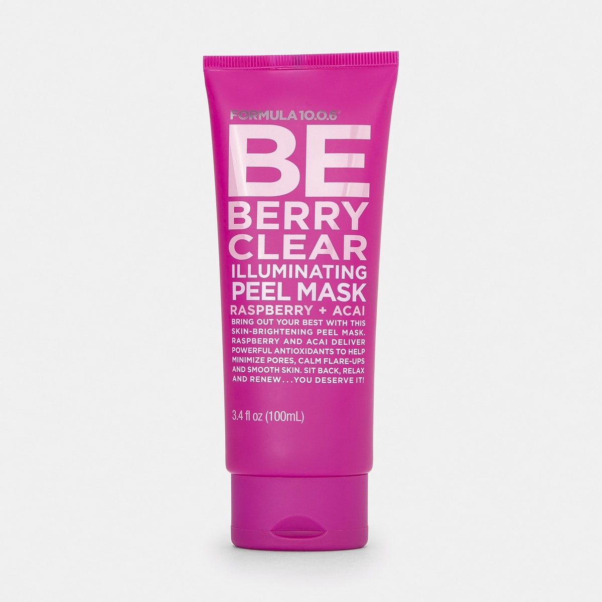 Formula 10.0.6 Be Berry Clear Illuminating Peel Mask 100ml - Raspberry & Acai