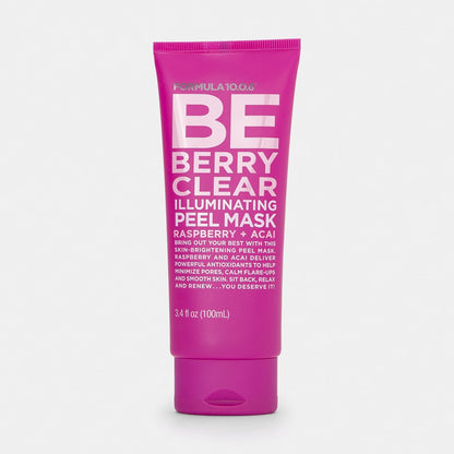 Formula 10.0.6 Be Berry Clear Illuminating Peel Mask 100ml - Raspberry & Acai