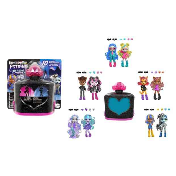 Mattel Monster High Potions Best Boos Forever Mini Doll 2-Packs - Assorted*