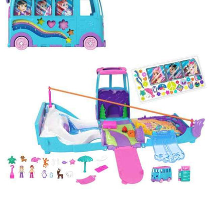 Mattel Polly Pocket Pet Mobile Adventure Playset