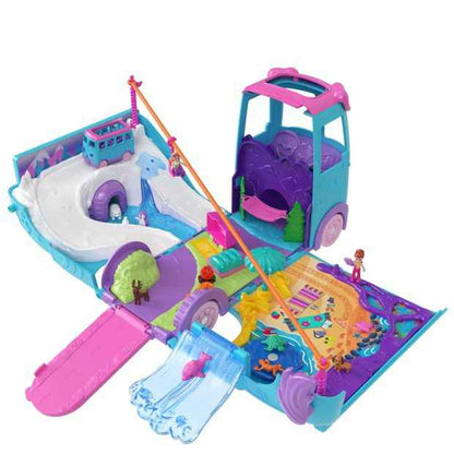 Mattel Polly Pocket Pet Mobile Adventure Playset
