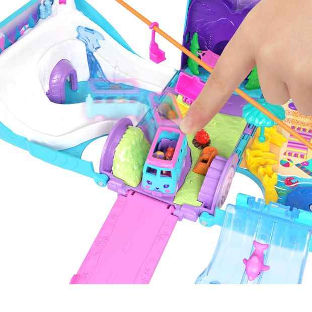 Mattel Polly Pocket Pet Mobile Adventure Playset