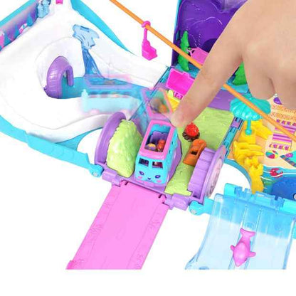 Mattel Polly Pocket Pet Mobile Adventure Playset