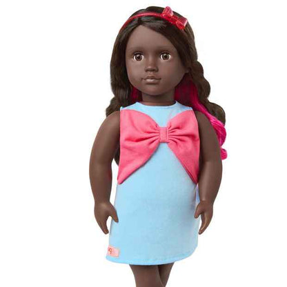 Our Generation Shine All Day 18-inch Doll Sequin Bomber Jacket Outfit