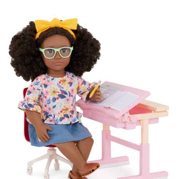 Our Generation School Dreams 30-piece Tilting Desk Set for 18-inch Dolls