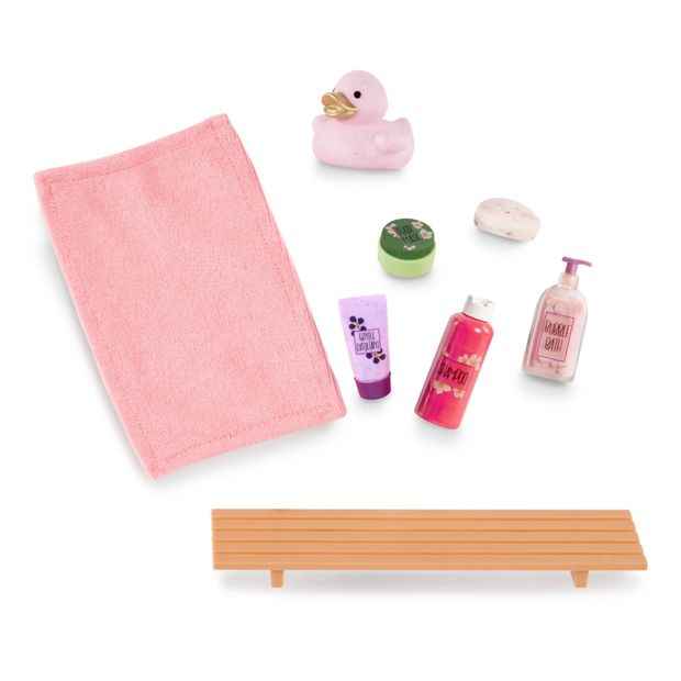 Our Generation Bubbly Bathtime Bathtub Accessory with Water Sounds for 18-inch Dolls