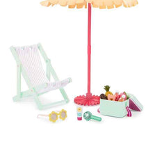 Our Generation Sunny & Cool Patio Set 18-inch Doll Outdoor Furniture & Accessories