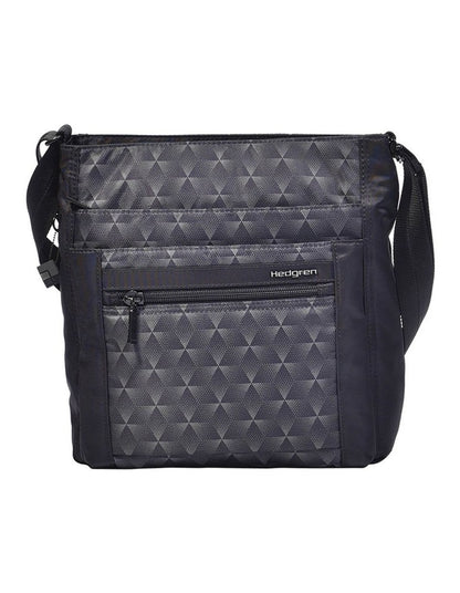 Zip Top Crossbody Bag in Orva Grey