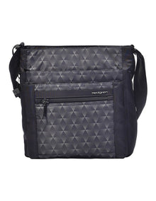 Zip Top Crossbody Bag in Orva Grey