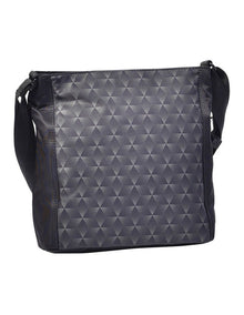 Zip Top Crossbody Bag in Orva Grey