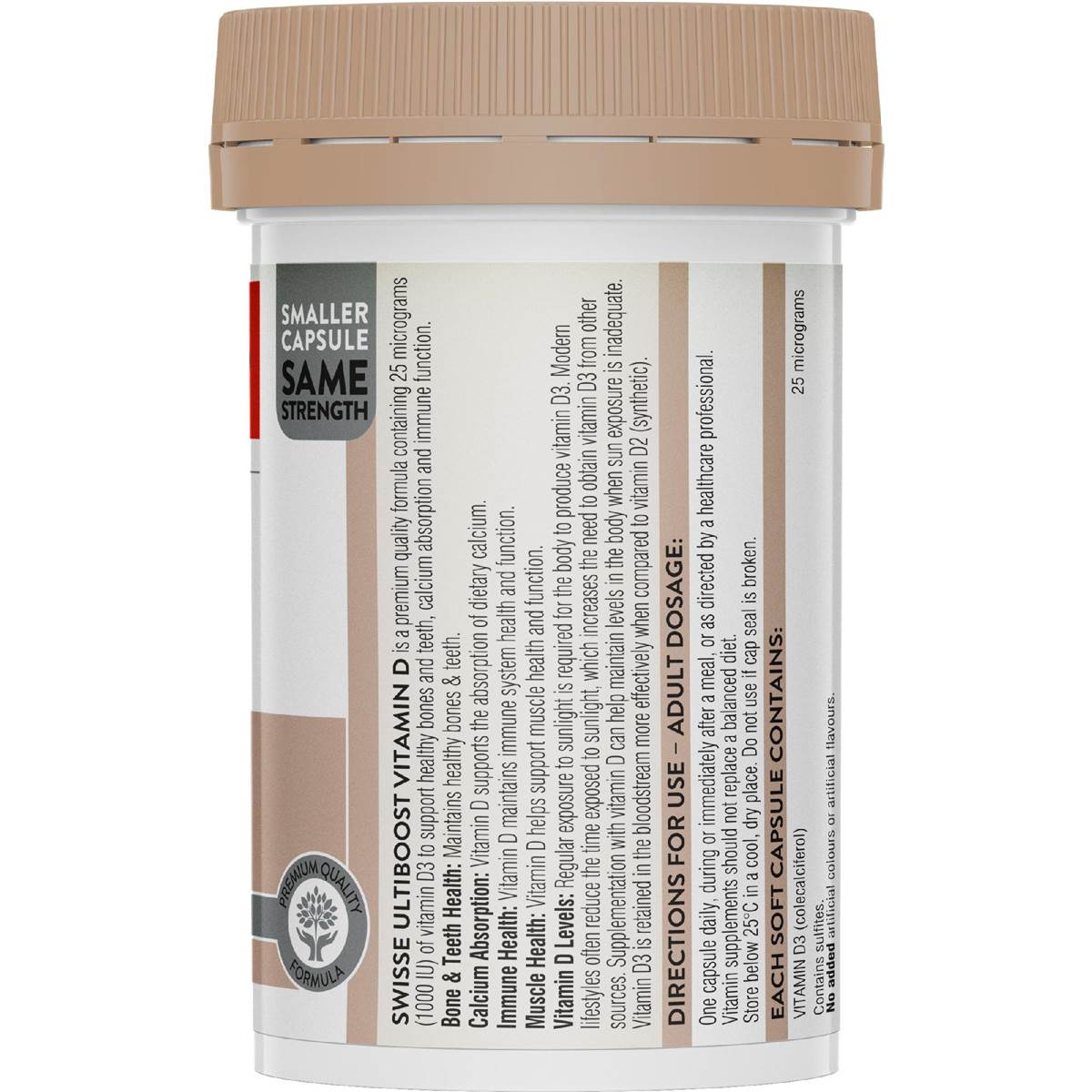 Swisse Ultiboost Vitamin D Capsules 250 pack