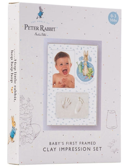 Baby Hand And Foot Clay Frame Gift Set in Multicolour