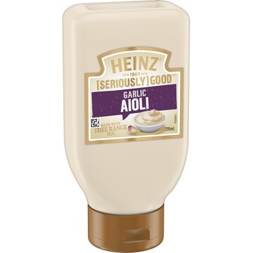 Heinz Seriously Good Mayo Garlic Aioli Flavoured Mayonnaise 295mL
