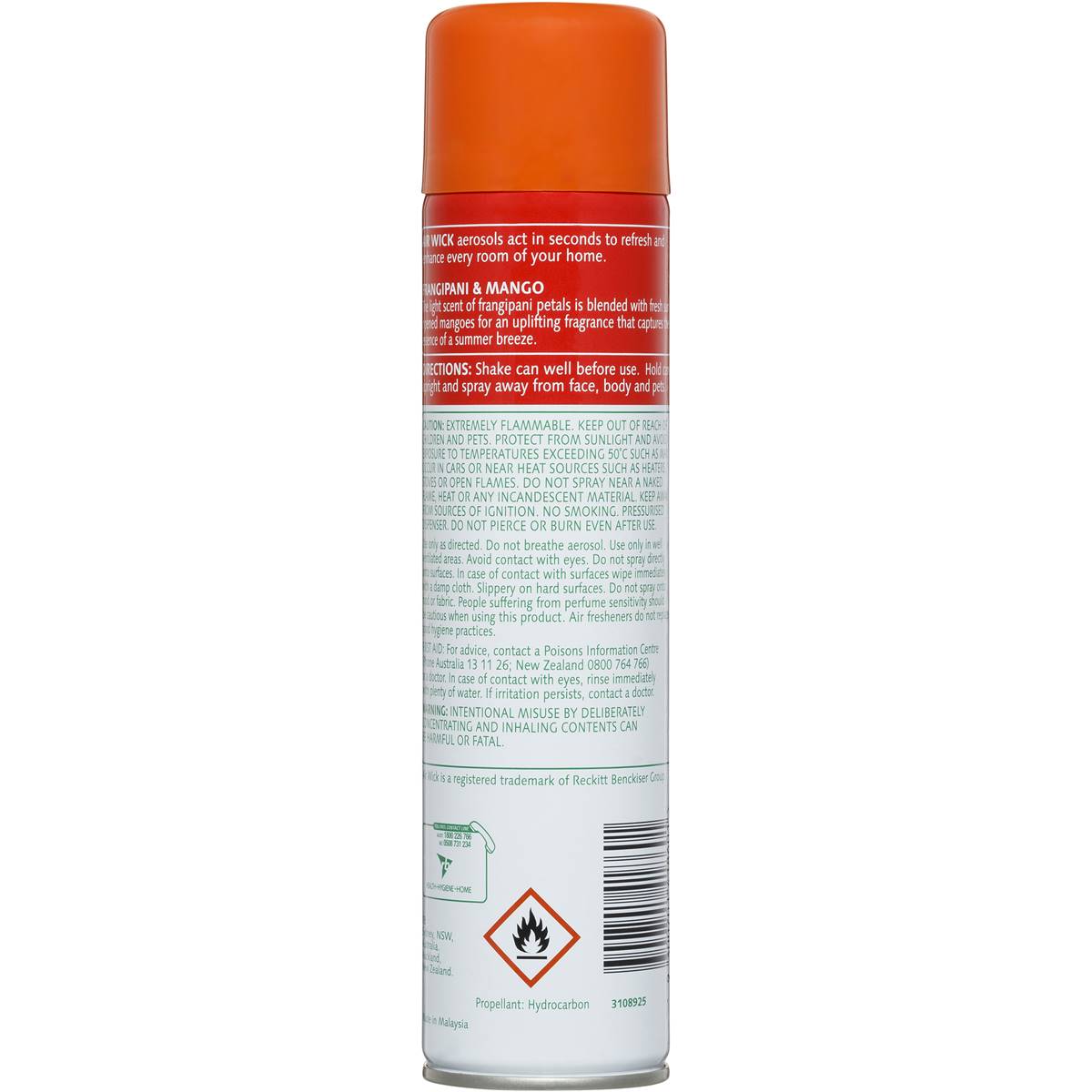 Air Wick Frangipani & Mango Air Freshener Spray 237g