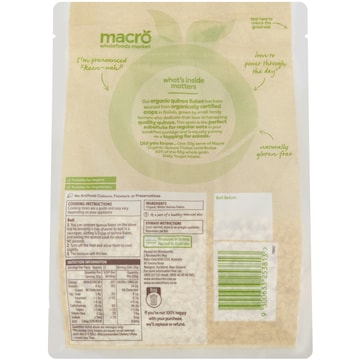 Macro Organic Quinoa Flakes 350g
