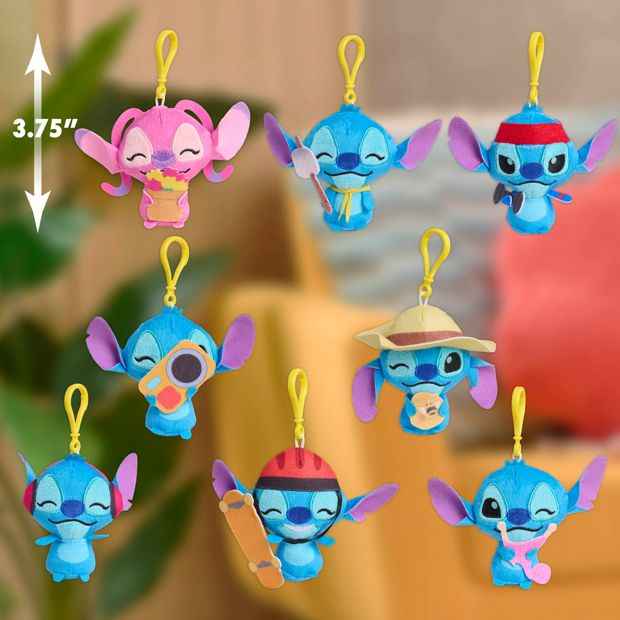 Disney Stitch Clip-On Blind Bag Plush – Assorted*