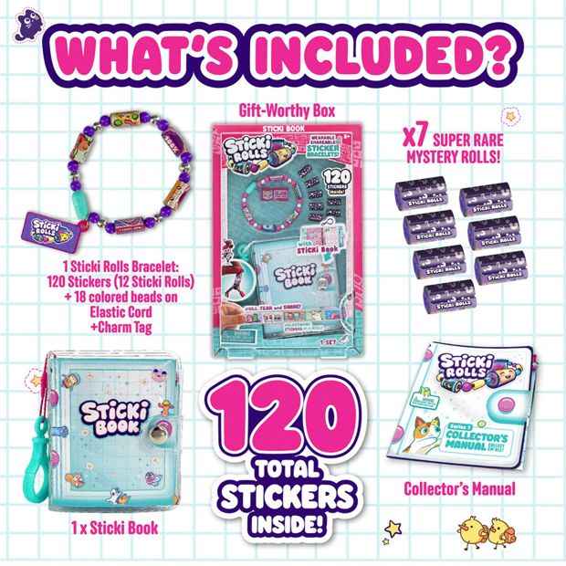 Sticki Rolls - Sticki Book